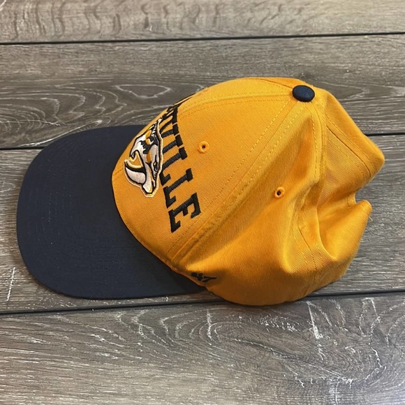 Nashville Predators Yellow and Blue Cap Youth Size - Picture 2 of 6